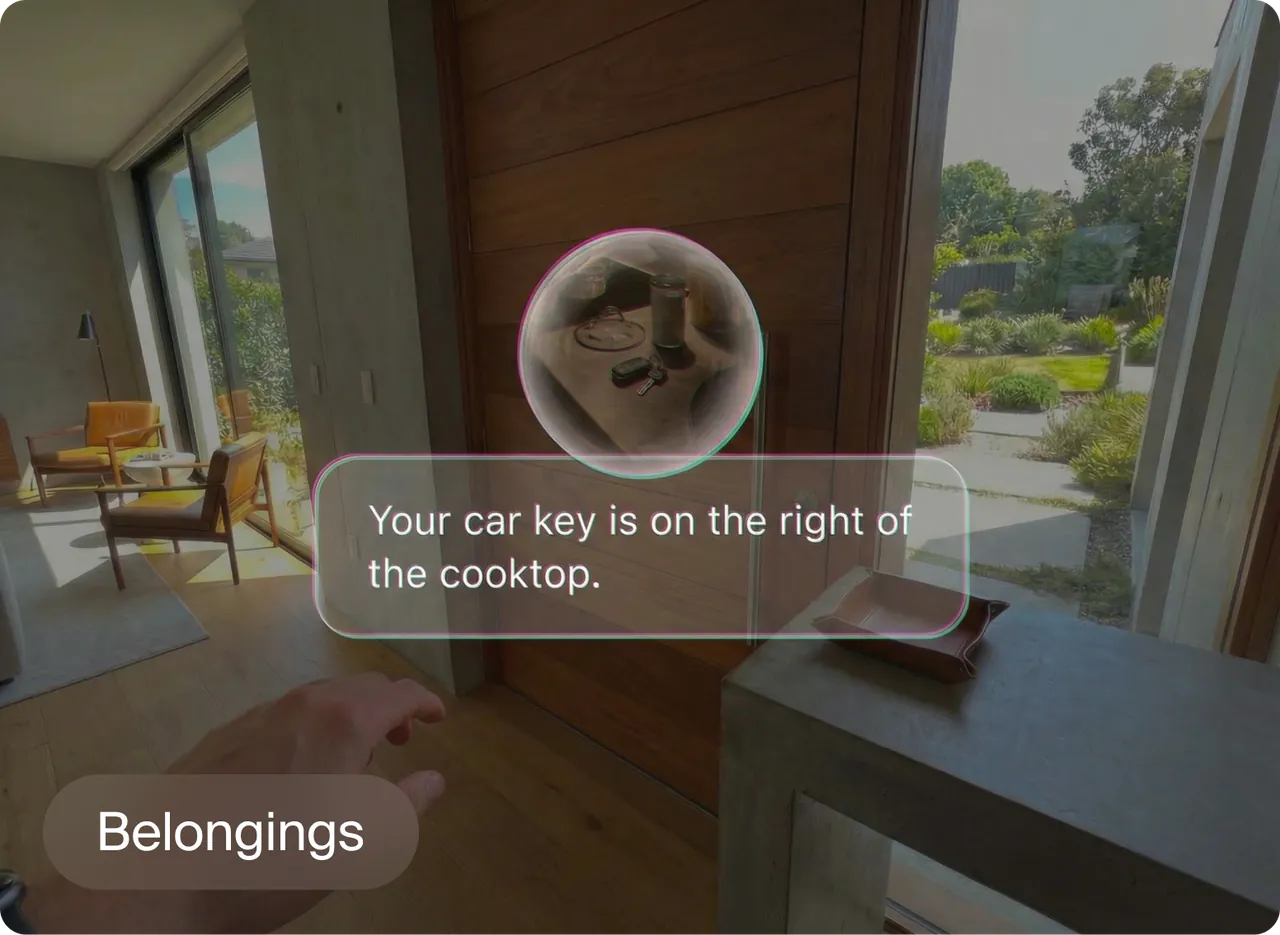 Memory example Belongings