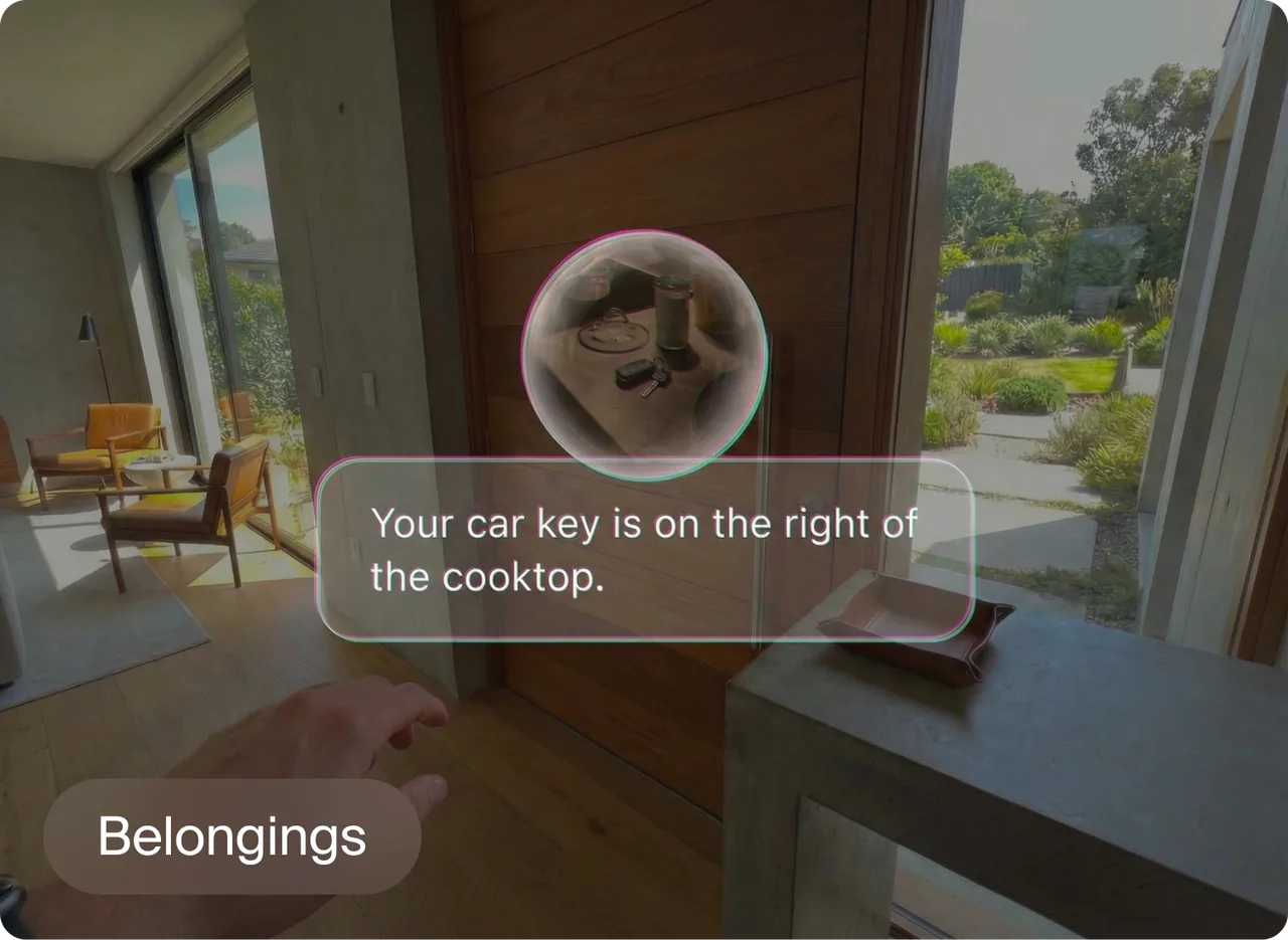 Memory example Belongings