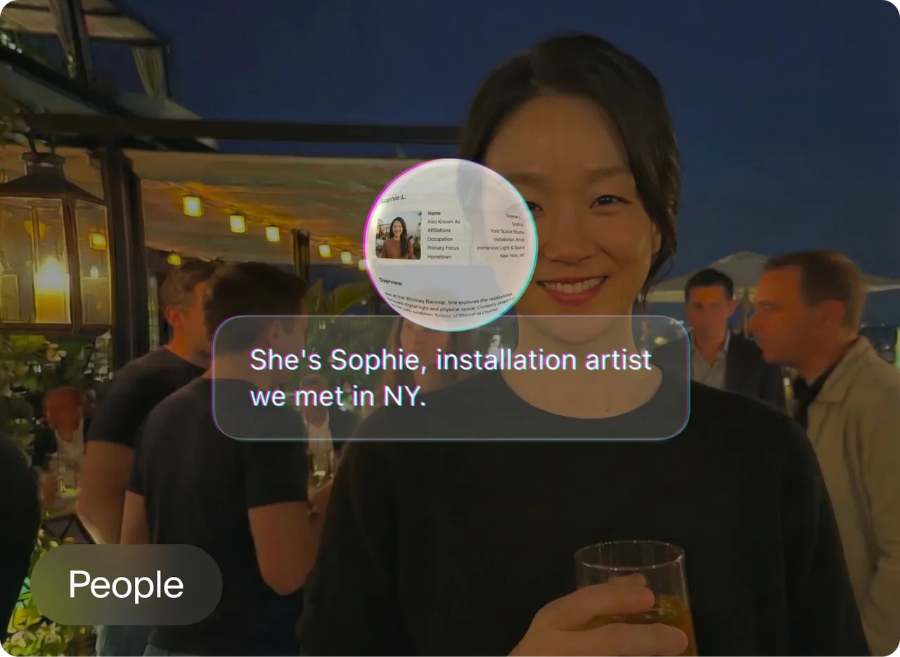 Memory example People